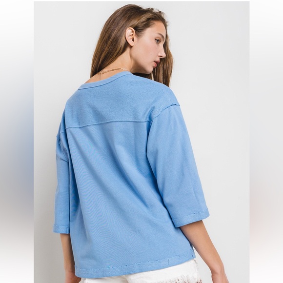 25 Contrast Wild West Graphic Knit Top - Picture 7 of 7